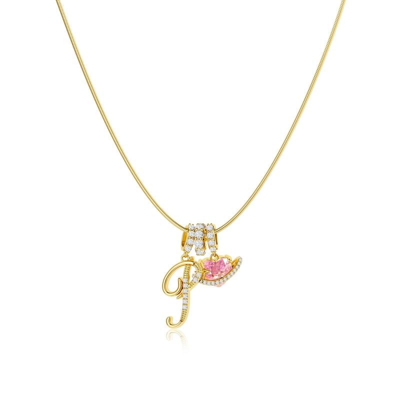 💖 DERNIER JOUR – 57 % DE RÉDUCTION ✨ Colliers à pendentifs 3 rangs avec initiales A-Z 🎀 | Personnalisés et élégants