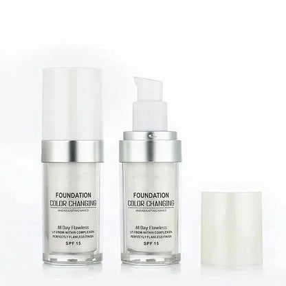 🎁 ACHETEZ 1, OFFERT 1 ! 🧴 Fond de Teint Intelligent – Change de Couleur pour S’Adapter à Votre Teint, Formule Hydratante & Légère pour Peaux Matures ✨📦