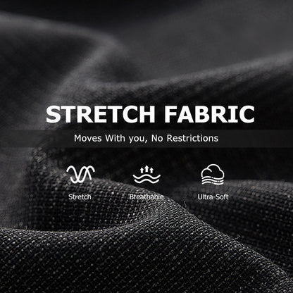 👖Pantalon slim décontracté pour homme, couleur unie + ceinture