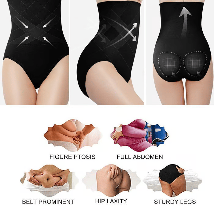 🎁Dernier jour - 1 acheté, 1 offert🎉Culotte gainante taille haute pour un ventre plat