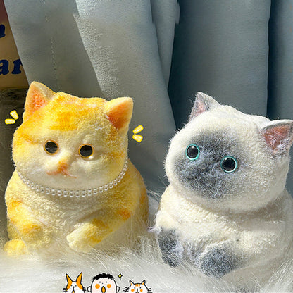 😻 Promotion de Pâques - Peluche Chat Anti-stress Trop Mignonne ! 💕