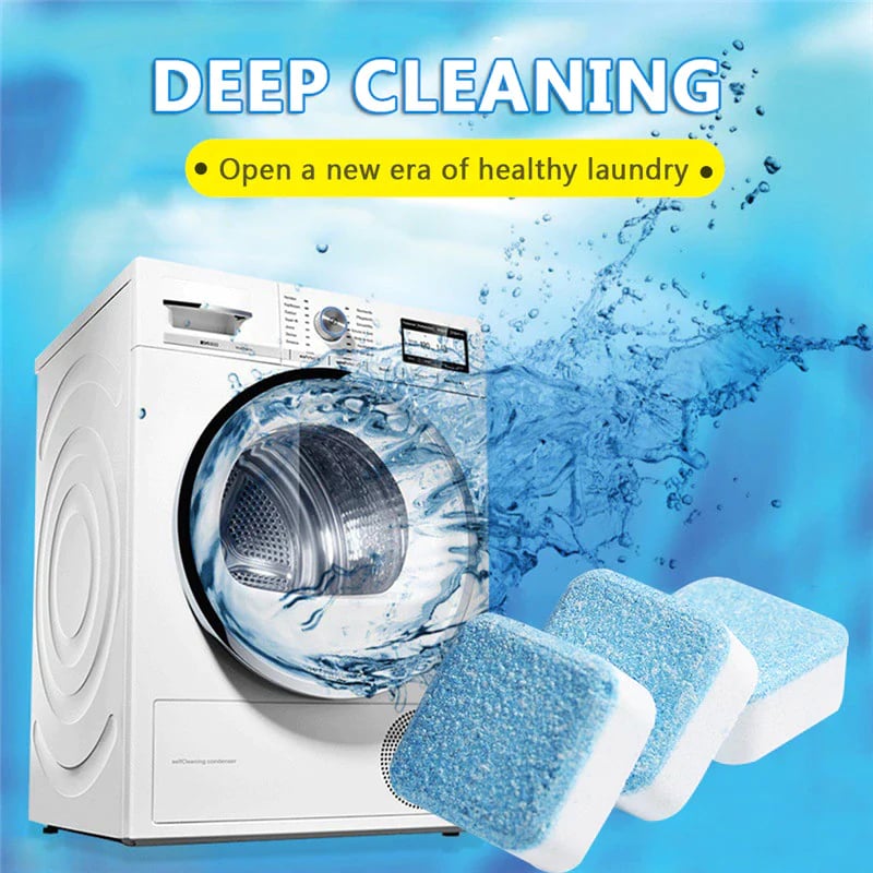 📢 Achetez 5, obtenez 5 GRATUITS ⏰ Tablettes de Nettoyage pour Lave-Linge – Éliminent les résidus, désinfectent à 99 % & compatibles hublot/frontal ! 🌀🧼