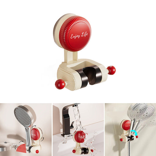 🚿🌟 Support de Douche à Ventouse Réglable - Installation Sans Perçage, Orientation 360° 💦✨