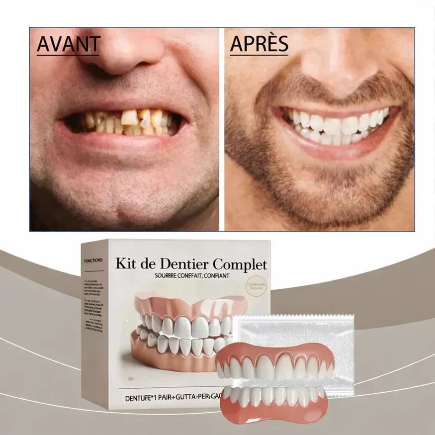 ProSmile™ Prothèse dentaire | Retrouvez un sourire éclatant en 1 minute!