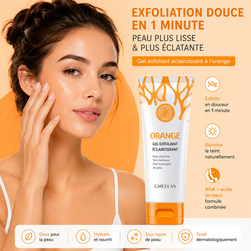 Orange™ Gel Réparateur pour Zones Sombres | Aide à raviver l’apparence de la peau et à cibler l’accumulation cutanée pour un teint plus lumineux