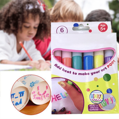 🎄🖊️ Stylos Bubble Popcorn 3D — Dessins Gonflés Magiques