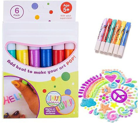 🎄🖊️ Stylos Bubble Popcorn 3D — Dessins Gonflés Magiques