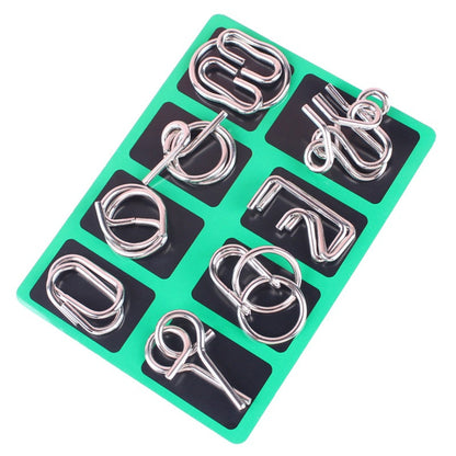 🧠 Offre à durée limitée : 50 % DE RÉDUCTION !!!🧠🔠Puzzle métallique Montessori à résoudre
