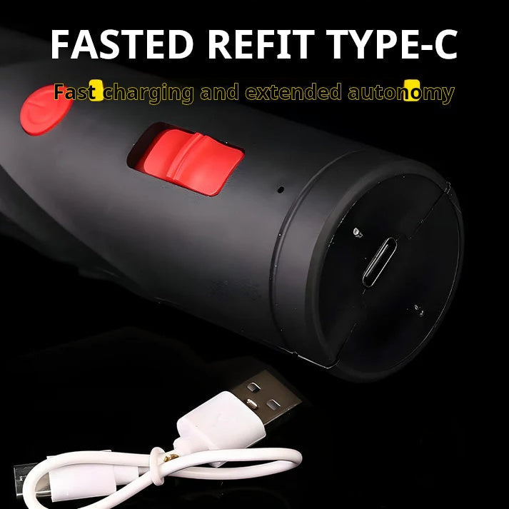 🔧 50% RÉDUCTION + ACHETEZ 2 OBТENEZ 3! ✨ Tournevis Électrique Sans Fil - 6 Embouts Magnétiques & LED Intégrée pour Réparations Précises 🔋✨