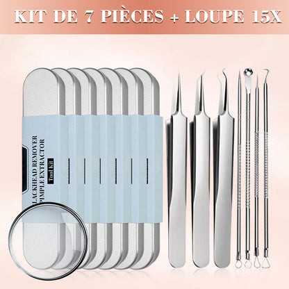 💓50% DE RÉDUCTION💥Kit d'Outils pour l'Extraction de Points Noirs et Boutons📢📢3 dernières heures : Grande vente⏰⏰