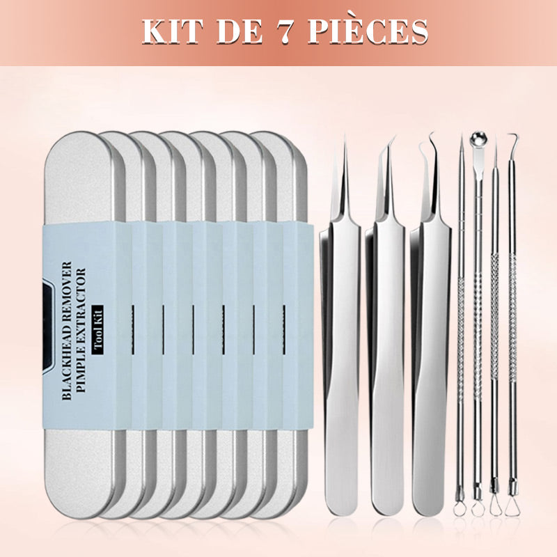 💓50% DE RÉDUCTION💥Kit d'Outils pour l'Extraction de Points Noirs et Boutons📢📢3 dernières heures : Grande vente⏰⏰
