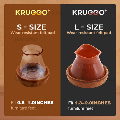 Protèges jambes de meubles en sourdine améliorés