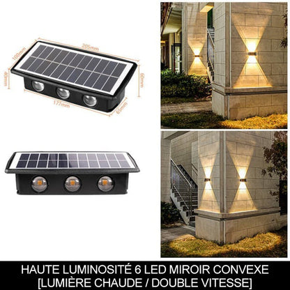 Applique Murale à Énergie Solaire