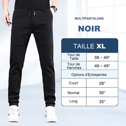 💥Dernier jour de soldes 50 % DE RÉDUCTION🏆MultiPants – Pantalon cargo résistant et extensible avec multiples poches