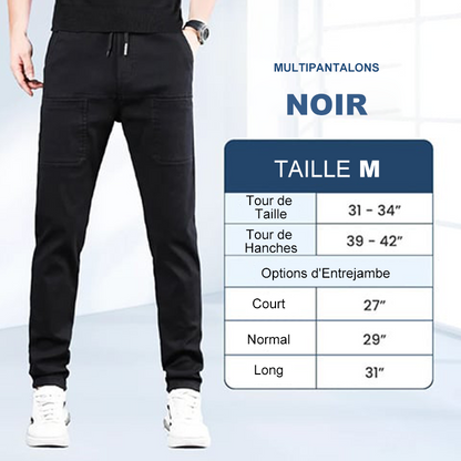 💥Dernier jour de soldes 50 % DE RÉDUCTION🏆MultiPants – Pantalon cargo résistant et extensible avec multiples poches