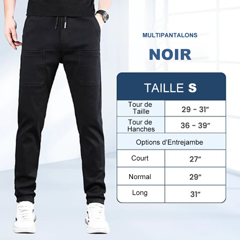 💥Dernier jour de soldes 50 % DE RÉDUCTION🏆MultiPants – Pantalon cargo résistant et extensible avec multiples poches