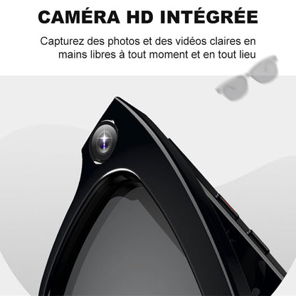 Lunettes intelligentes AI avec capture photo et vidéo