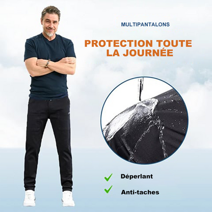 💥Dernier jour de soldes 50 % DE RÉDUCTION🏆MultiPants – Pantalon cargo résistant et extensible avec multiples poches