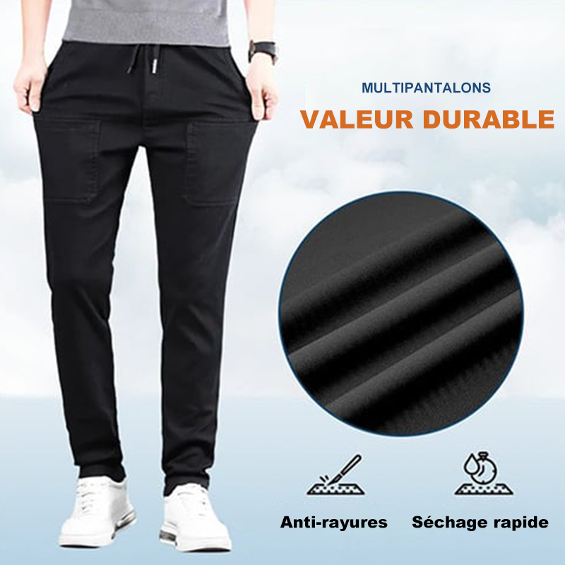 💥Dernier jour de soldes 50 % DE RÉDUCTION🏆MultiPants – Pantalon cargo résistant et extensible avec multiples poches