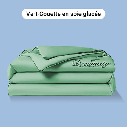 ❄️Parure de lit quatre pièces en velours de haute qualité💕Confortable et rafraîchissant