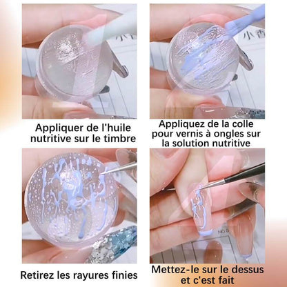 ✨✨2021 Tampon à ongles pour manucure française facile