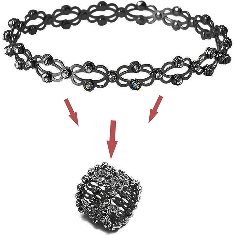 💕50% de réduction🎁Cadeau parfait : Bracelet transformable avec breloque CZ étincelante 💎