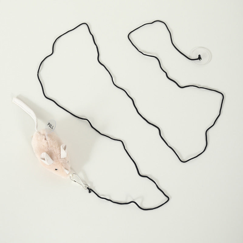 Souris jouet en peluche avec son pour chats