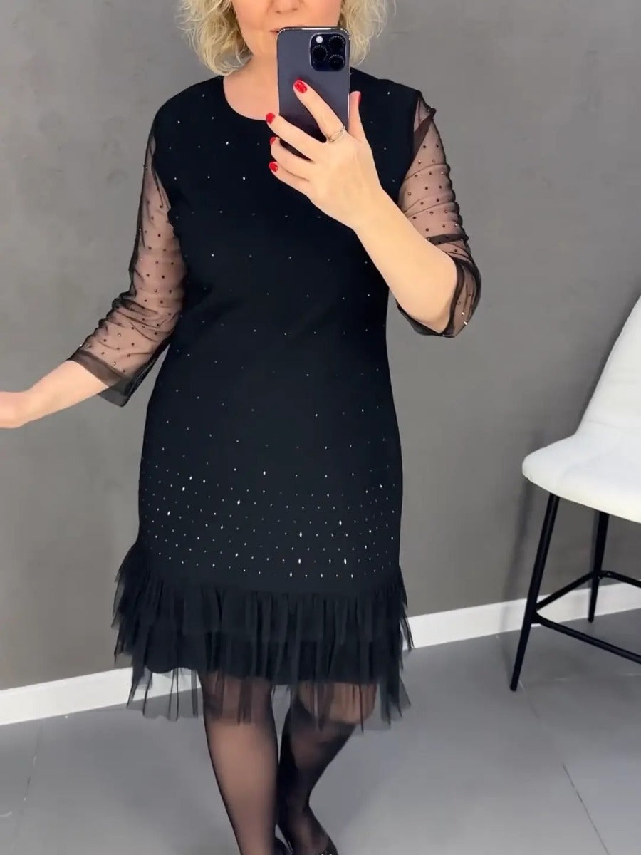 🔥 Robe Femme à Strass – Élégante, Confortable & Parfaite pour Toutes Occasions