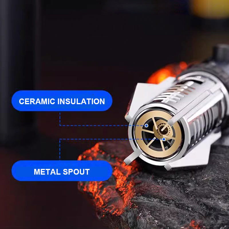 Briquet-soudeur grand modèle multifonction anti-vent