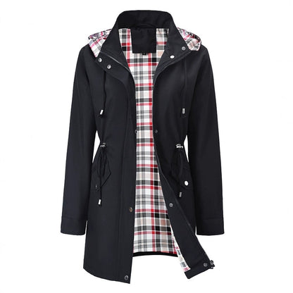 🍂Soldes d'automne 50 %💗🧥Veste imperméable à carreaux ultime pour femmes🍃