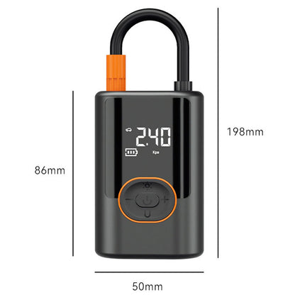 Gonfleur de Pneus de Voiture Portable Multifonction avec Lumière