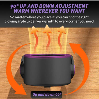 🔥 50% DE RÉDUCTION ! ❄️ Chauffage Instantané Portable – Mini Bureau & Extérieur, Chauffage Rapide & Économe ⚡✨