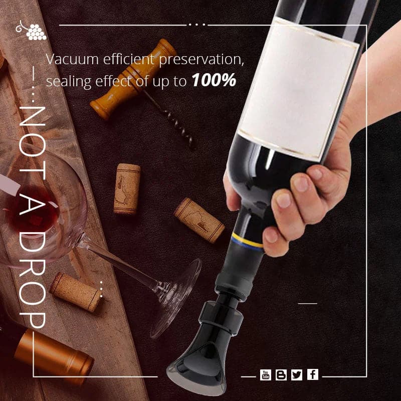 Bouchon de vin rouge 2 en 1 (2 achet¨¦s, 1 gratuit)