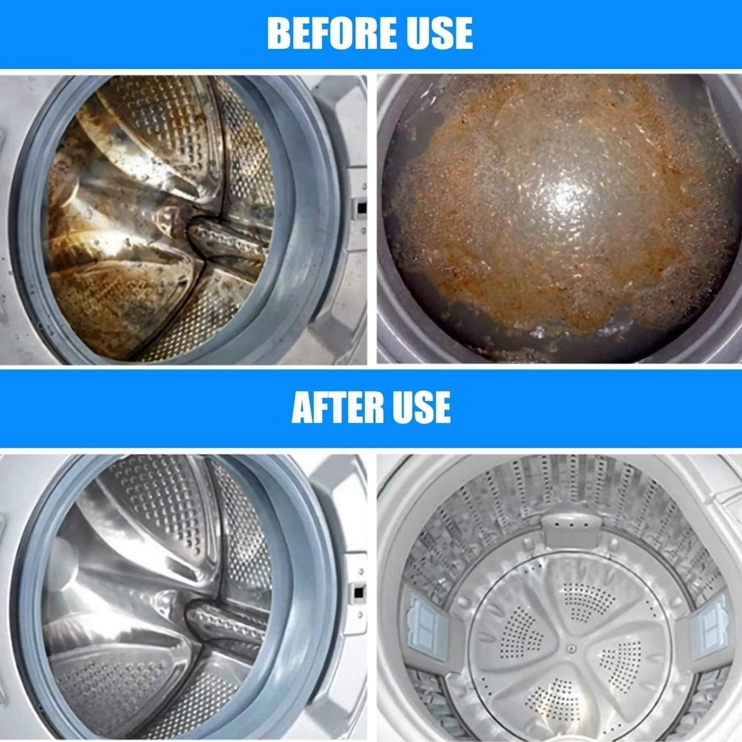📢 Achetez 5, obtenez 5 GRATUITS ⏰ Tablettes de Nettoyage pour Lave-Linge – Éliminent les résidus, désinfectent à 99 % & compatibles hublot/frontal ! 🌀🧼
