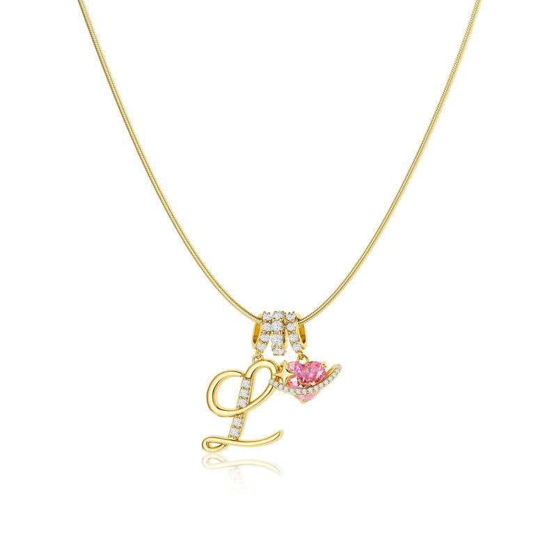 💖 DERNIER JOUR – 57 % DE RÉDUCTION ✨ Colliers à pendentifs 3 rangs avec initiales A-Z 🎀 | Personnalisés et élégants