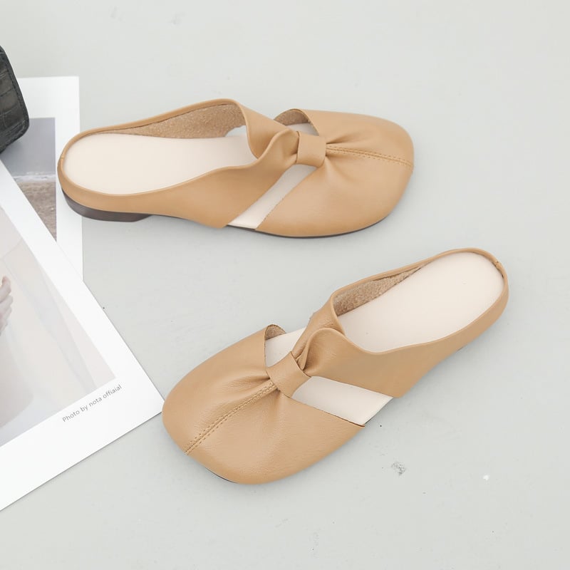 🔥Soldes d'été 52% de réduction👣Mules plates à découpes