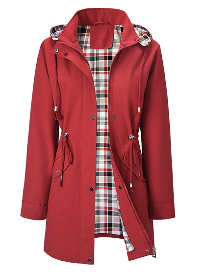 🍂Soldes d'automne 50 %💗🧥Veste imperméable à carreaux ultime pour femmes🍃