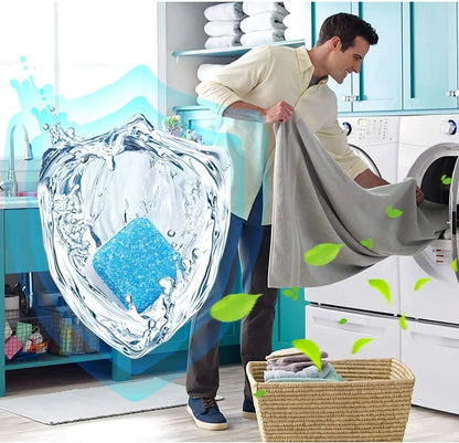 📢 Achetez 5, obtenez 5 GRATUITS ⏰ Tablettes de Nettoyage pour Lave-Linge – Éliminent les résidus, désinfectent à 99 % & compatibles hublot/frontal ! 🌀🧼