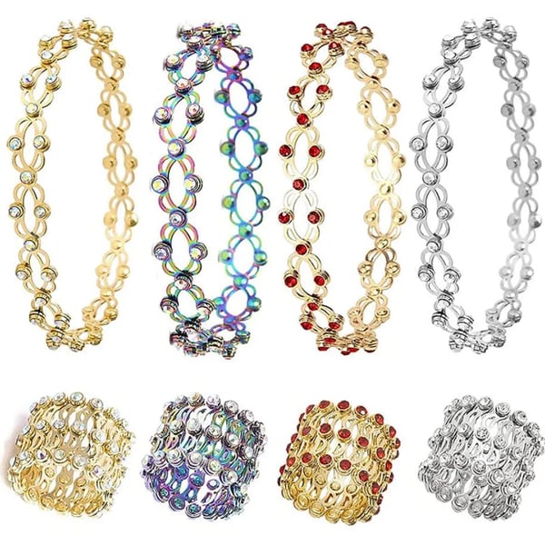 💕50% de réduction🎁Cadeau parfait : Bracelet transformable avec breloque CZ étincelante 💎