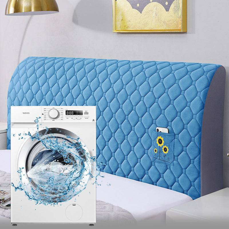 🛏️ 60% DE RÉDUCTION LIMITÉE! ✨ Housse Rembourrée pour Tête de Lit - Protection Douce et Antidérapante en Velours avec Fermeture Élastique 🛌🌟