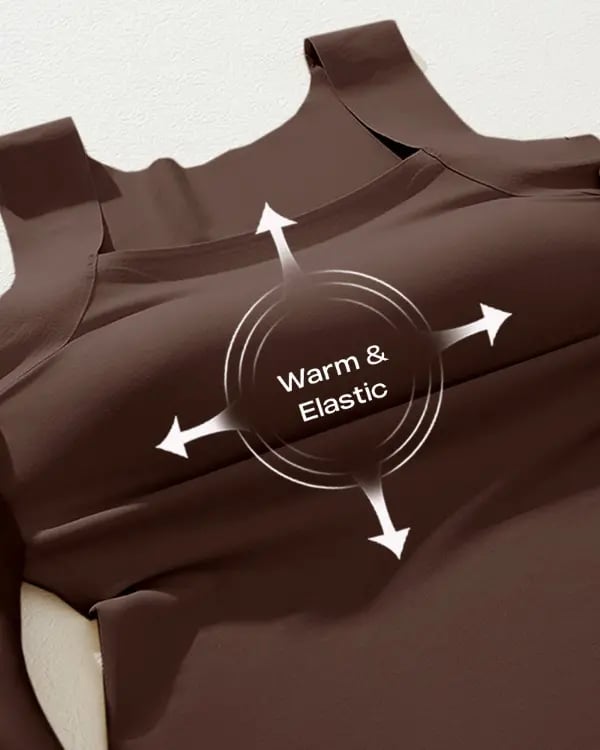 Débardeur Femme Ultra Confortable 😌 à Encollure U | Avec Soutien-gorge Intégré pour un Look Parfait 💫✨