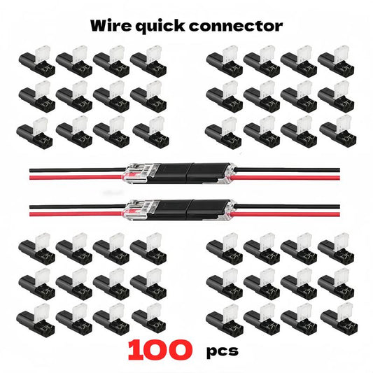🏆Connecteur enfichable à double fil avec boucle de verrouillage