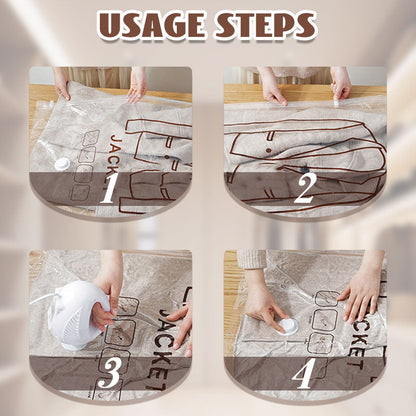 🔥Sac de rangement sous vide saisonnier pour doudoune suspendue