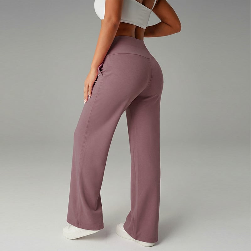 ⏰ 50% de réduction ! 💫 Pantalon droit ample uni pour femme – Confort & Élégance quotidienne ❄️👖