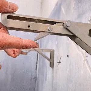 🛠️ 50% DE RÉDUCTION ! 📦 Supports d‘Étagère Pliants DIY – Installation Facile, Gain de Place & Ajustables 🔩