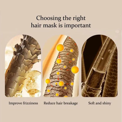 Masque capillaire – Réparation intense et hydratation pour cheveux secs