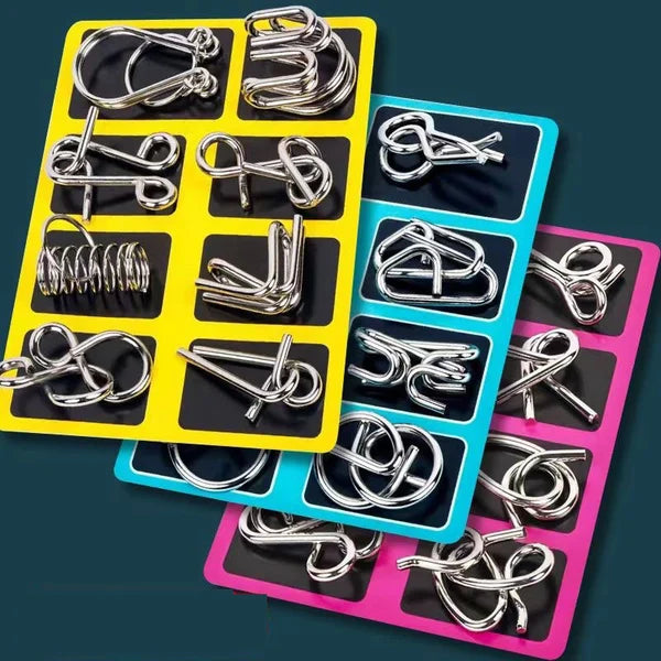 🧠 Offre à durée limitée : 50 % DE RÉDUCTION !!!🧠🔠Puzzle métallique Montessori à résoudre
