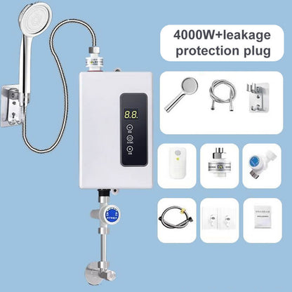 🔥 60% DE RÉDUCTION ! ✨ Chauffe-eau Instantané sans Réservoir - Design Compact avec Contrôle de Température Numérique pour Économie d'Énergie ⚡🚿