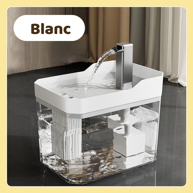 🔥 50% DE RÉDUCTION ! ✨ Fontaine à Eau Automatique pour Animaux - 1.5L Capacité, Fonctionnement Silencieux, Écoulement Continu Stimulant l'Hydratation 🐱💧