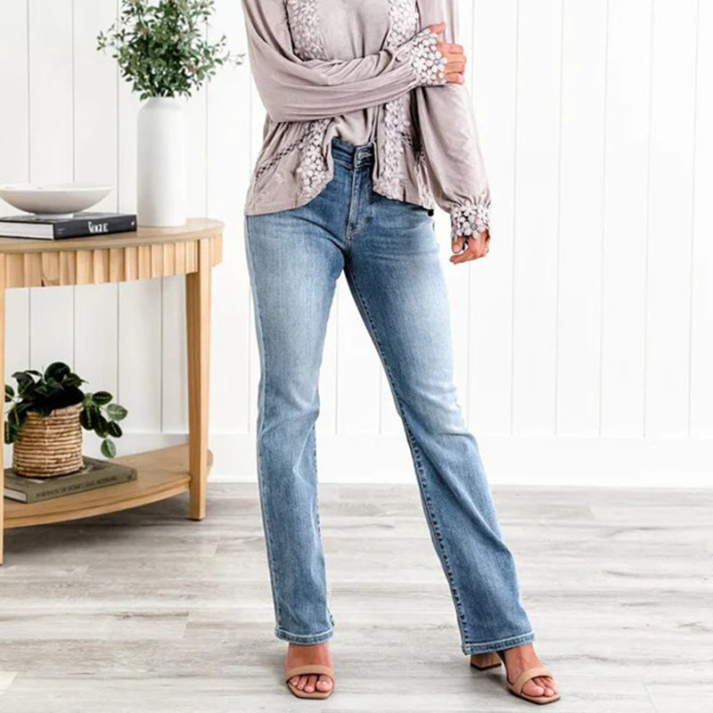 🔥Pantalon stretch à taille haute pour les abdominaux 👖 + extensible à 360° pour une silhouette plus mince